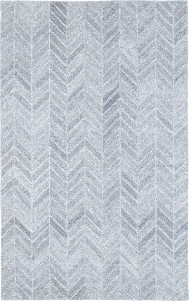NuStory Essential Herringbone Silver Area Rug main image