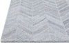 NuStory Essential Herringbone Silver Area Rug 