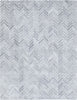 NuStory Essential Herringbone Silver Area Rug 