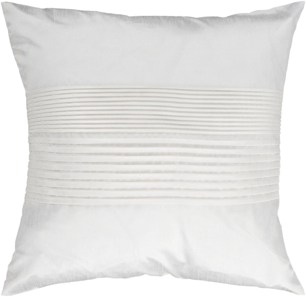 Surya Solid Pleated Lori Lee HH-017 Pillow 22 X 22 X 5 Poly filled