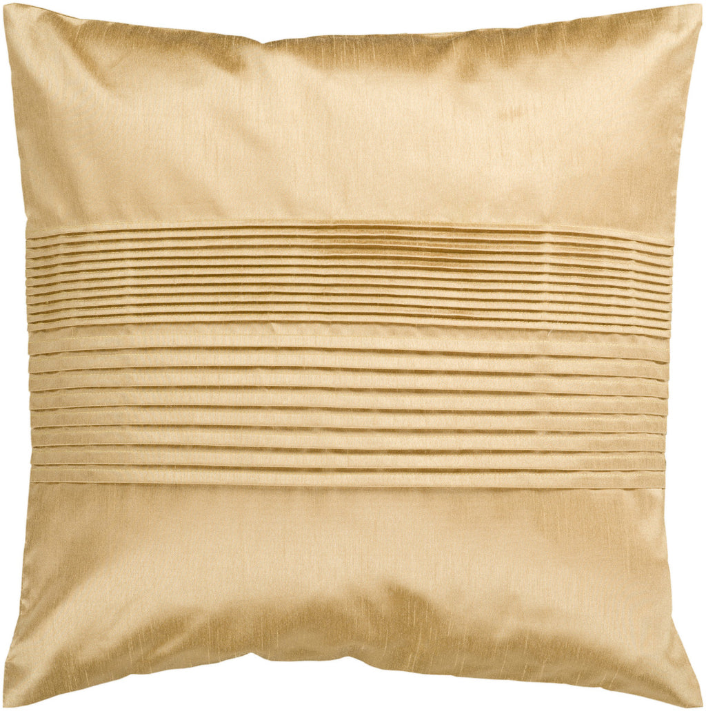 Surya Solid Pleated Lori Lee HH-022 Pillow 22 X 22 X 5 Poly filled