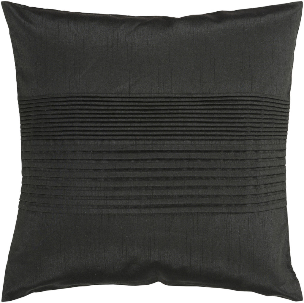 Surya Solid Pleated Lori Lee HH-027 Pillow 18 X 18 X 4 Poly filled