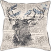 Surya Alaska Chic Deer HH-116 Pillow 18 X 18 X 4 Down filled