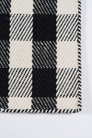 Momeni Highland Fling HGH-1 Black Area Rug by MADCAP Close up