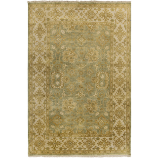 Surya Hillcrest HIL-9013 Olive Area Rug 5'6'' x 8'6''