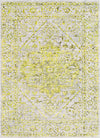 Surya Himalayan HIM-2303 Bright Yellow Grass Green Lavender Medium Gray Black White Area Rug Mirror main image