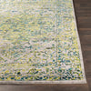 Surya Himalayan HIM-2307 Grass Green Bright Blue Saffron Lavender Medium Gray Black Area Rug Mirror Detail Image