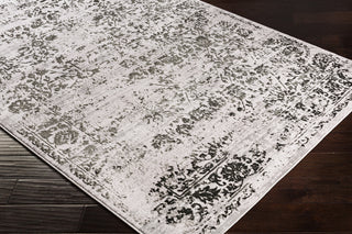 Surya Himalayan HIM-2308 Lavender Medium Gray Black Area Rug Mirror Corner Image