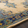 Surya Hannon Hill HNO-1012 Tan Wheat Dark Blue Medium Gray Teal Saffron Khaki Area Rug Texture Image