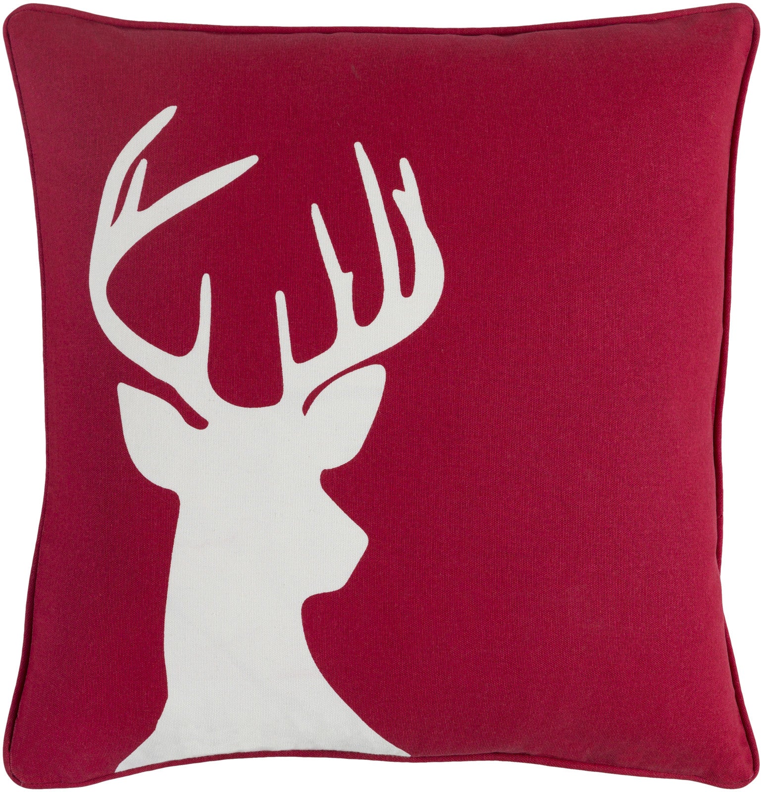 Artistic Weavers Holiday Deer Crimson Red/Ivory main image