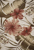 KAS Horizon 5710 Ivory Hibiscus Machine Woven Area Rug