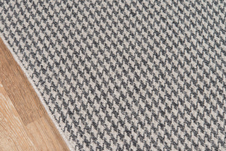 Momeni Houndstooth HOU-C Charcoal Area Rug by Broadloom Close up