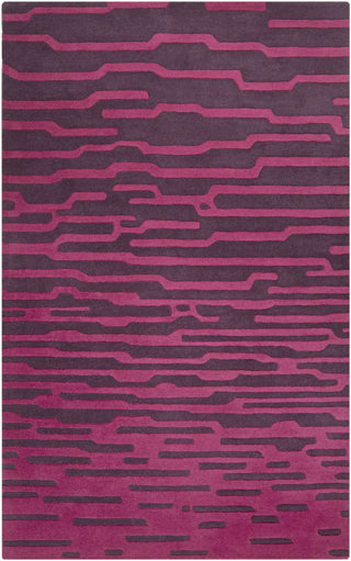 Surya HQL-8008 Magenta Area Rug by Harlequin 5' x 8'