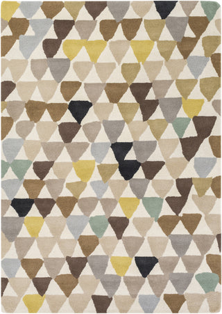 Surya HQL-8035 Yellow Area Rug by Harlequin