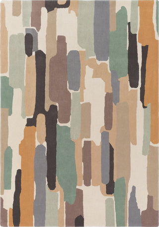 Surya Harlequin HQL-8039 Sage Medium Gray Butter Khaki Camel Cream Area Rug by main image