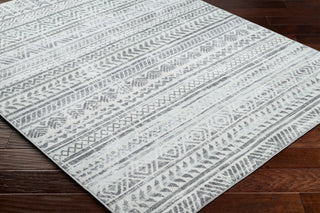 Surya Hera HRH-2301 Light Grey Area Rug Corner Shot