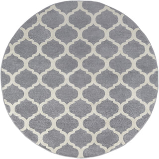 Surya Horizon HRZ-1001 Charcoal Area Rug 7'10'' Round