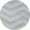 Surya Horizon HRZ-1007 Charcoal Area Rug 7'10'' Round