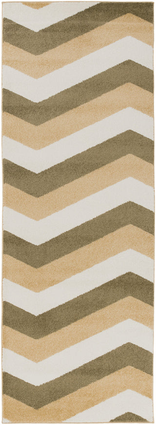 Surya Horizon HRZ-1008 Gold Area Rug 2'7'' x 7'3'' Runner