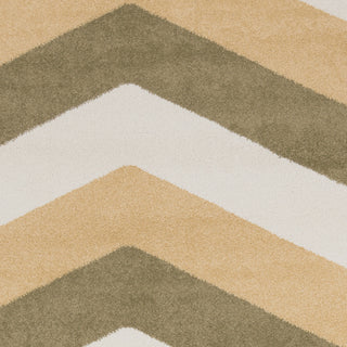 Surya Horizon HRZ-1008 Gold Machine Loomed Area Rug Sample Swatch