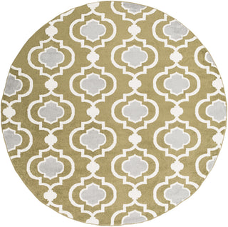 Surya Horizon HRZ-1019 Olive Area Rug 7'10'' Round