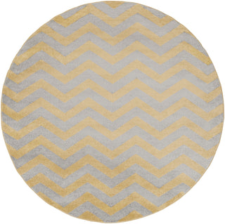 Surya Horizon HRZ-1024 Gold Area Rug 7'10'' Round