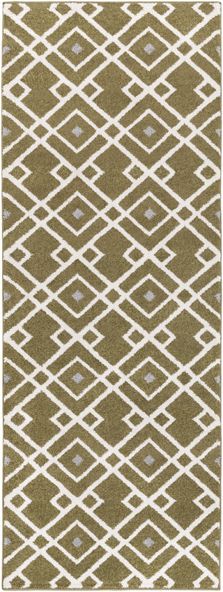 Surya Horizon HRZ-1030 Olive Area Rug 2'7'' x 7'3'' Runner