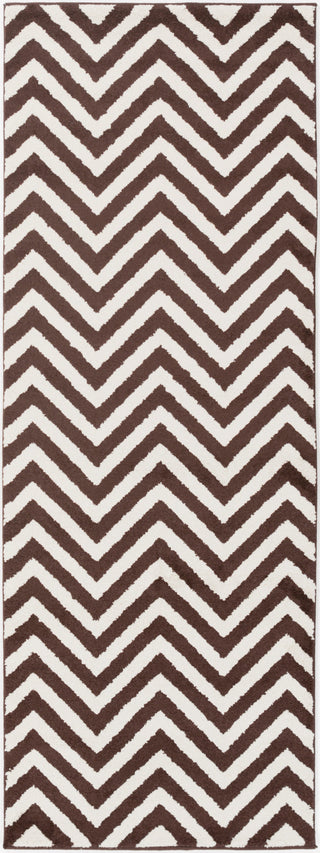 Surya Horizon HRZ-1033 Chocolate Area Rug 2'7'' x 7'3'' Runner