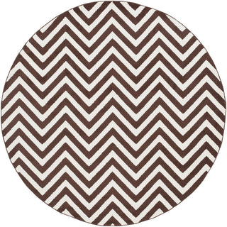 Surya Horizon HRZ-1033 Chocolate Area Rug 7'10'' Round