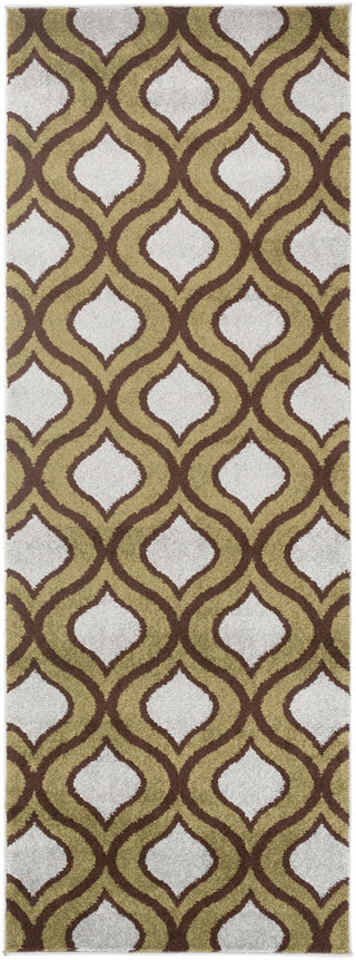 Surya Horizon HRZ-1037 Olive Area Rug 2'7'' x 7'3'' Runner