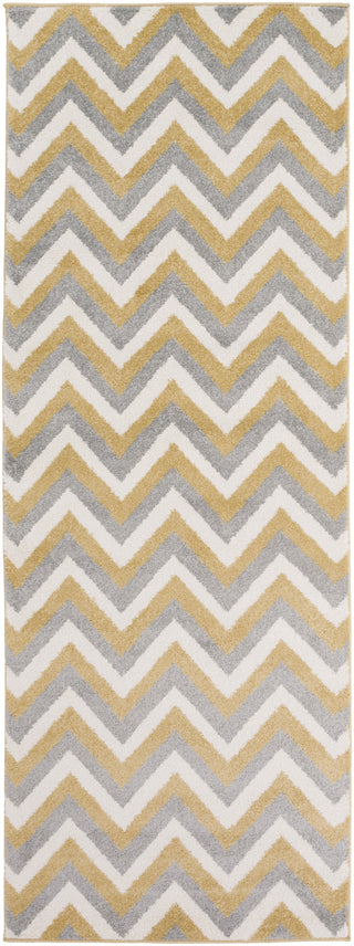 Surya Horizon HRZ-1040 Gold Area Rug 2'7'' x 7'3'' Runner