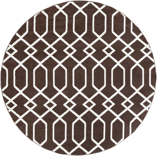 Surya Horizon HRZ-1042 Chocolate Area Rug 7'10'' Round