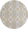 Surya Horizon HRZ-1043 Gray Area Rug 7'10'' Round