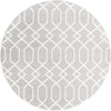 Surya Horizon HRZ-1045 Gray Area Rug 7'10'' Round