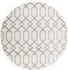 Surya Horizon HRZ-1048 Ivory Area Rug 7'10'' Round