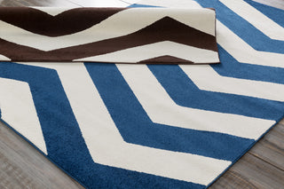 Surya Horizon HRZ-1053 Cobalt Machine Loomed Area Rug 