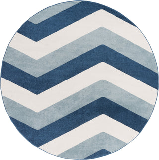 Surya Horizon HRZ-1054 Cobalt Area Rug 7'10'' Round