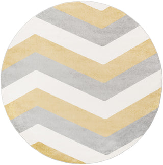 Surya Horizon HRZ-1055 Gold Area Rug 7'10'' Round