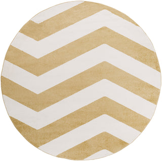 Surya Horizon HRZ-1057 Gold Area Rug 7'10'' Round