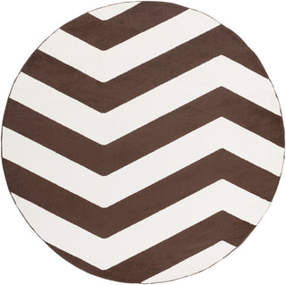 Surya Horizon HRZ-1058 Chocolate Area Rug 7'10'' Round