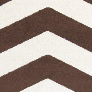 Surya Horizon HRZ-1058 Chocolate Machine Loomed Area Rug Sample Swatch