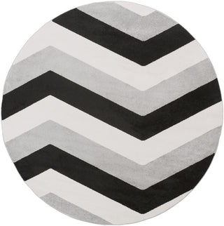 Surya Horizon HRZ-1059 Charcoal Area Rug 7'10'' Round