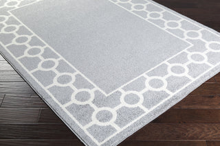 Surya Horizon HRZ-1062 Gray Machine Loomed Area Rug Corner Shot