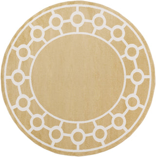 Surya Horizon HRZ-1064 Gold Area Rug 7'10'' Round