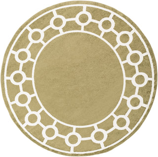 Surya Horizon HRZ-1065 Olive Area Rug 7'10'' Round