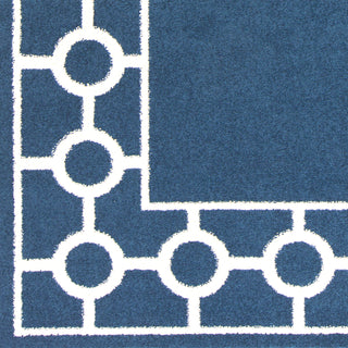 Surya Horizon HRZ-1066 Cobalt Machine Loomed Area Rug Sample Swatch