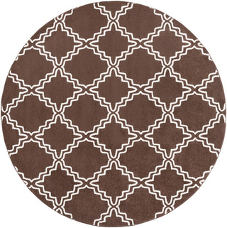 Surya Horizon HRZ-1071 Chocolate Area Rug 7'10'' Round