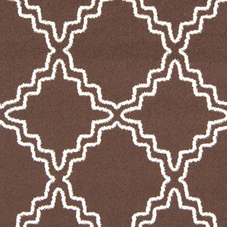 Surya Horizon HRZ-1071 Chocolate Machine Loomed Area Rug Sample Swatch