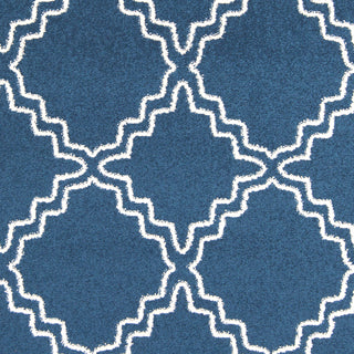 Surya Horizon HRZ-1072 Cobalt Machine Loomed Area Rug Sample Swatch