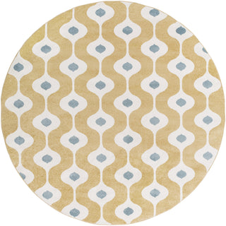 Surya Horizon HRZ-1074 Gold Area Rug 7'10'' Round